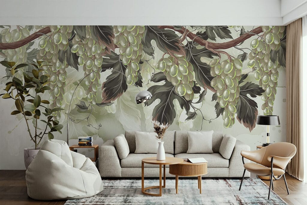 Hangende vruchten tussen groen — interieur 5