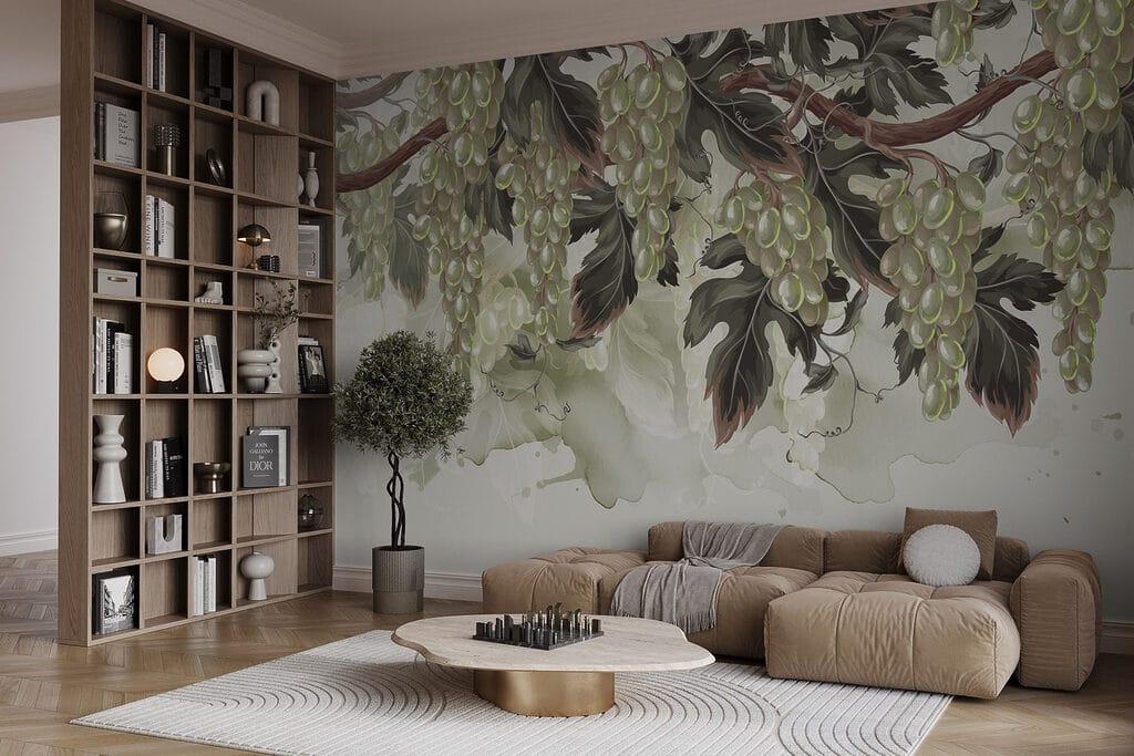 Hangende vruchten tussen groen — interieur 6