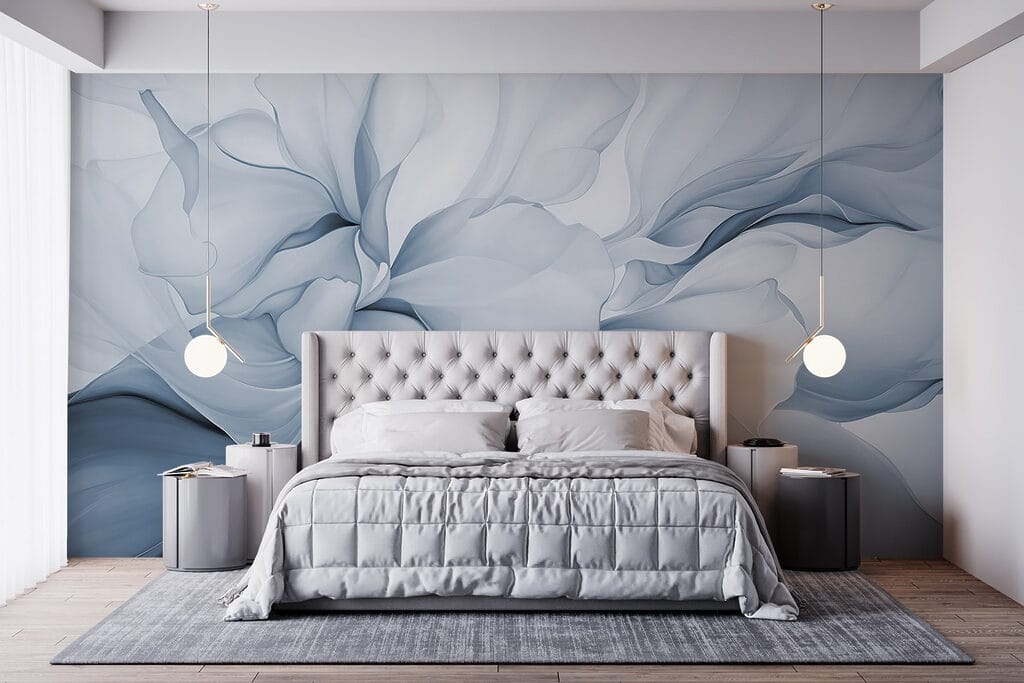 Delicate bloemblaadjes in zachte tinten — interieur 1