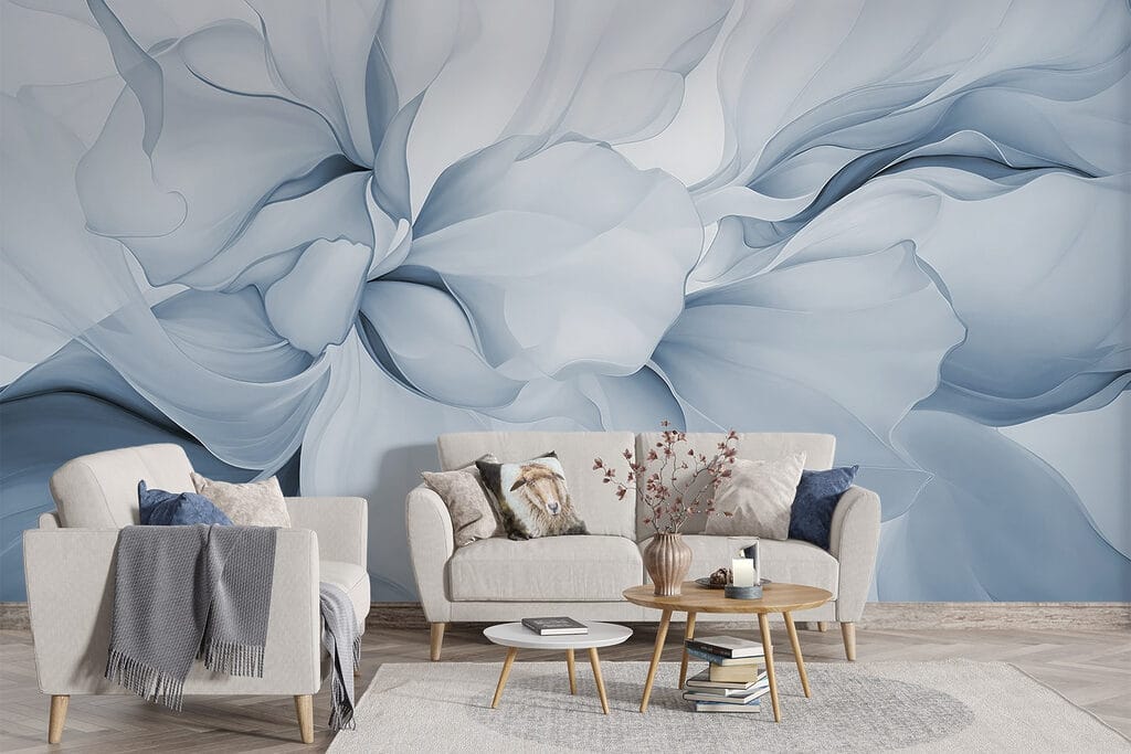 Delicate bloemblaadjes in zachte tinten — interieur 3