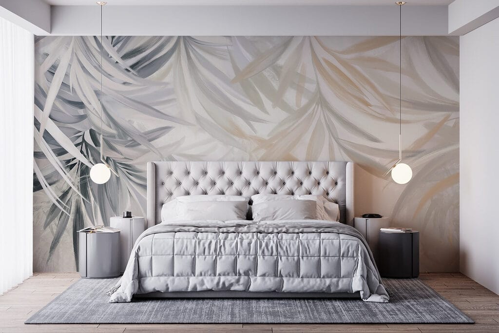 Hangende palmen in krijttinten — interieur 2