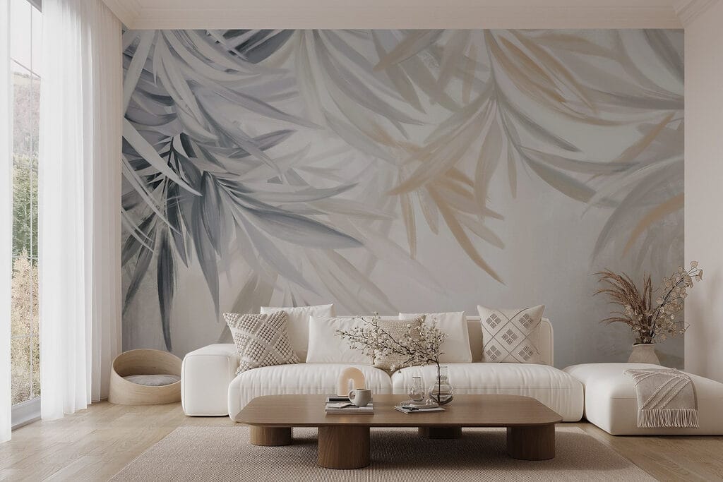 Hangende palmen in krijttinten — interieur 3