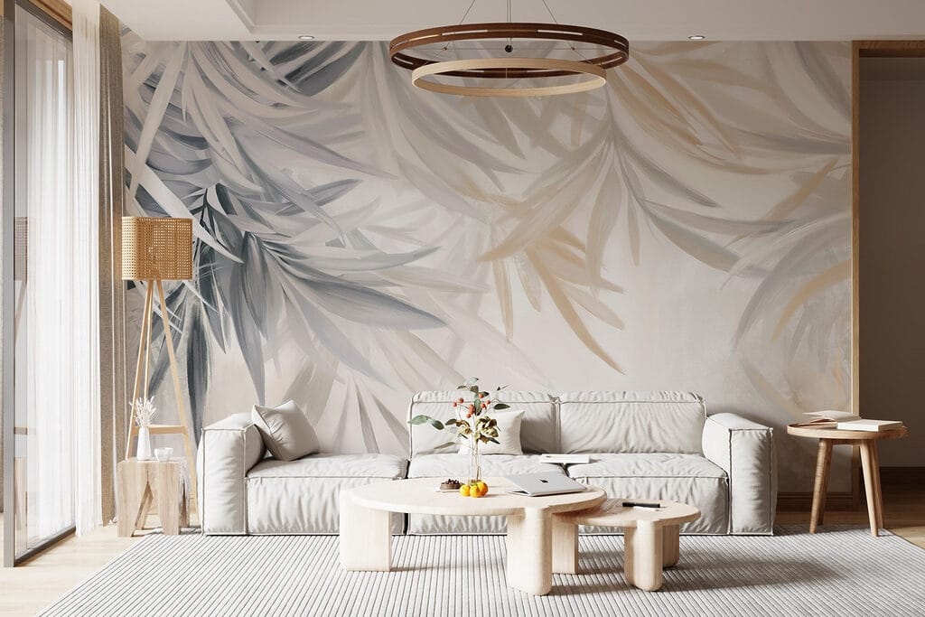 Hangende palmen in krijttinten — interieur 5