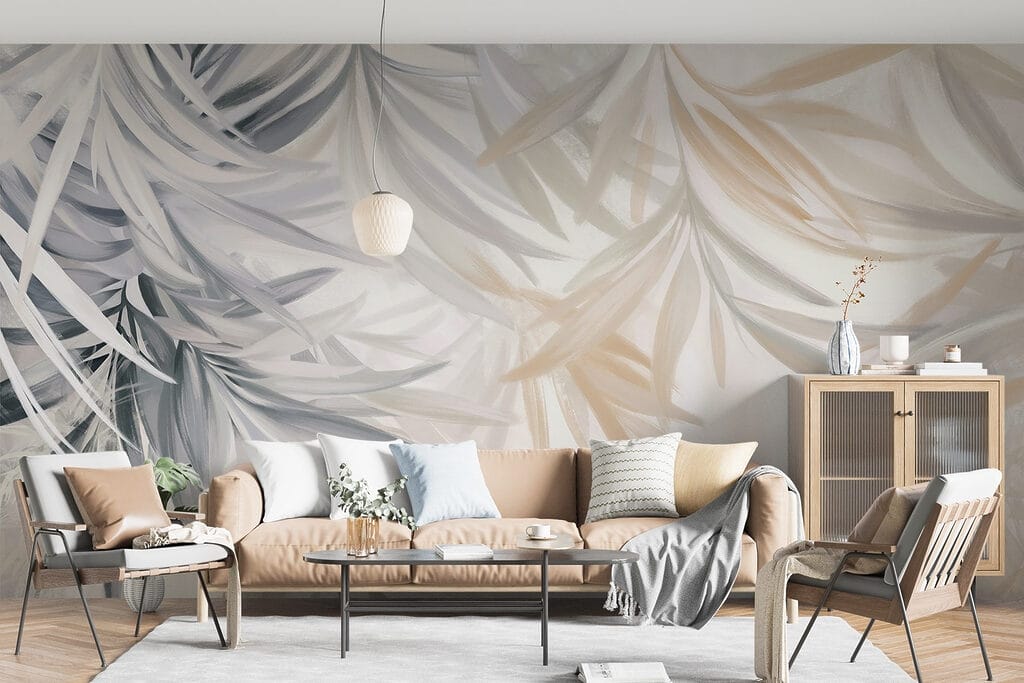 Hangende palmen in krijttinten — interieur 6
