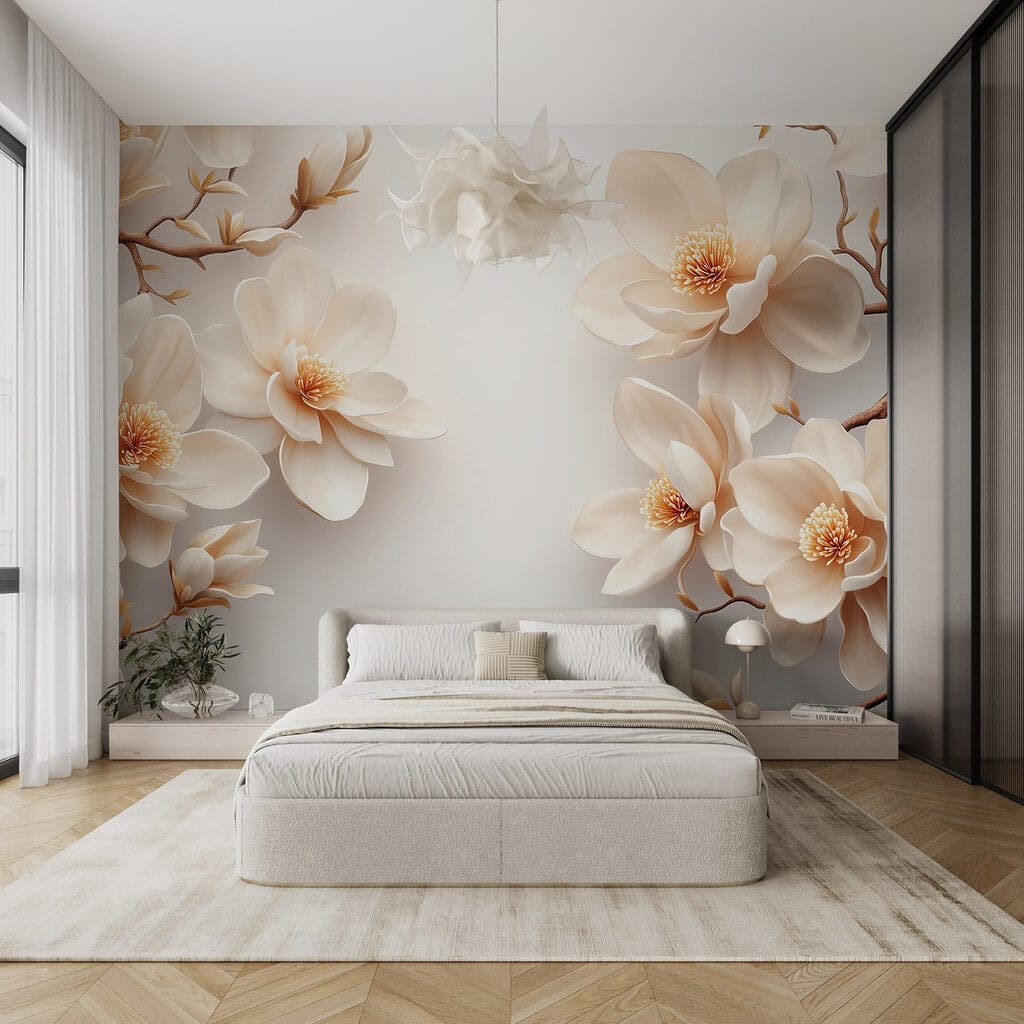 Groep witte bloemen — interieur 3
