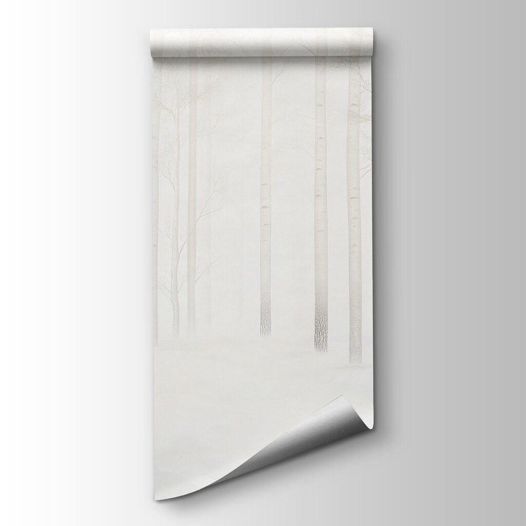 Witte berken in tegenlicht — productweergave