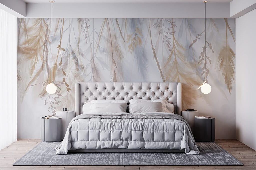 Delicate natuur’s zachte omhelzing in een interieur
