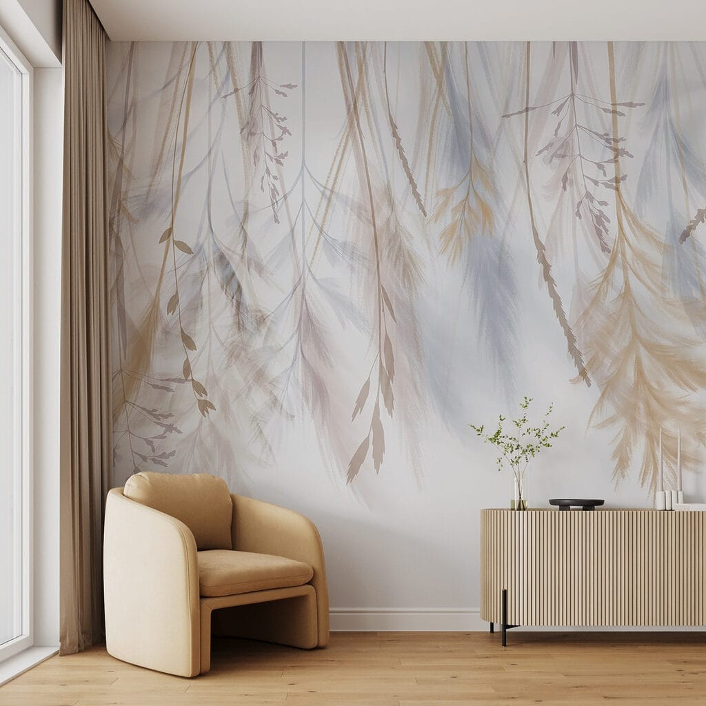 Hangveren in zandkleurig blauw — interieur 6