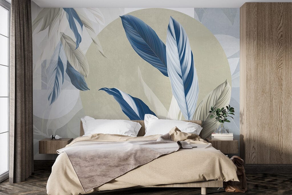 Blauwe veren voor lichtkringen — interieur 2