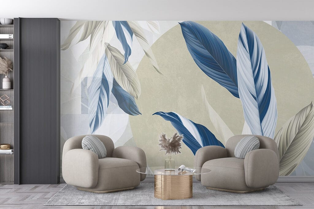 Blauwe veren voor lichtkringen — interieur 3