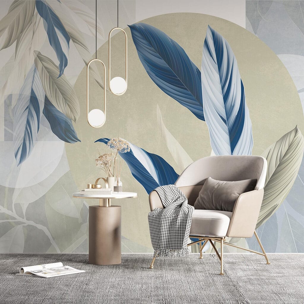 Blauwe veren voor lichtkringen — interieur 4
