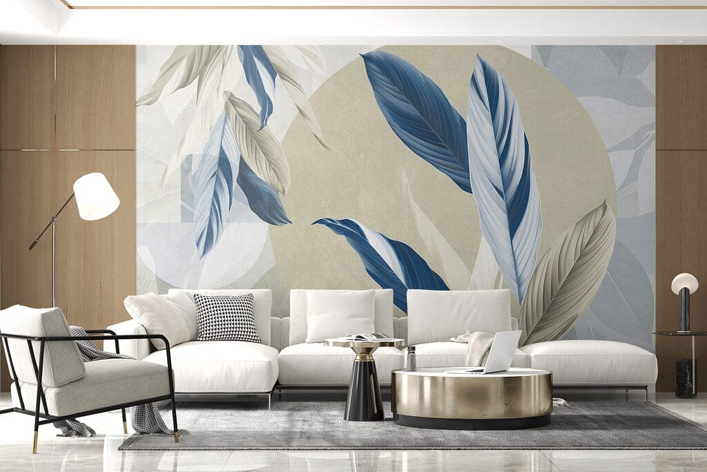 Blauwe veren voor lichtkringen — interieur 6