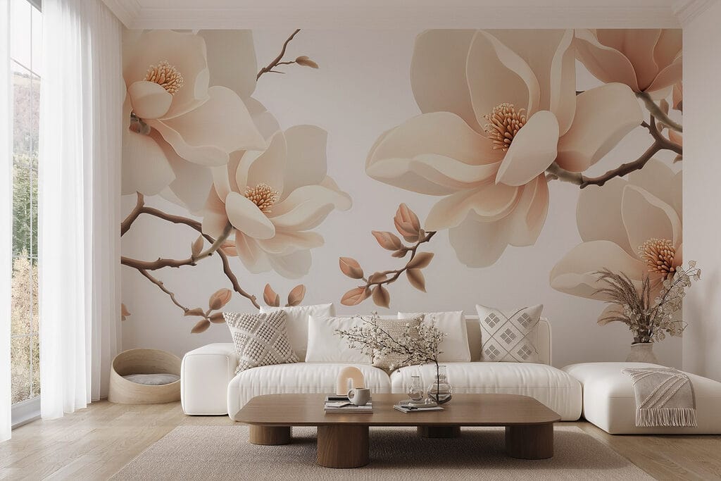 Elegante bloesems aan sierlijke takken — interieur 4