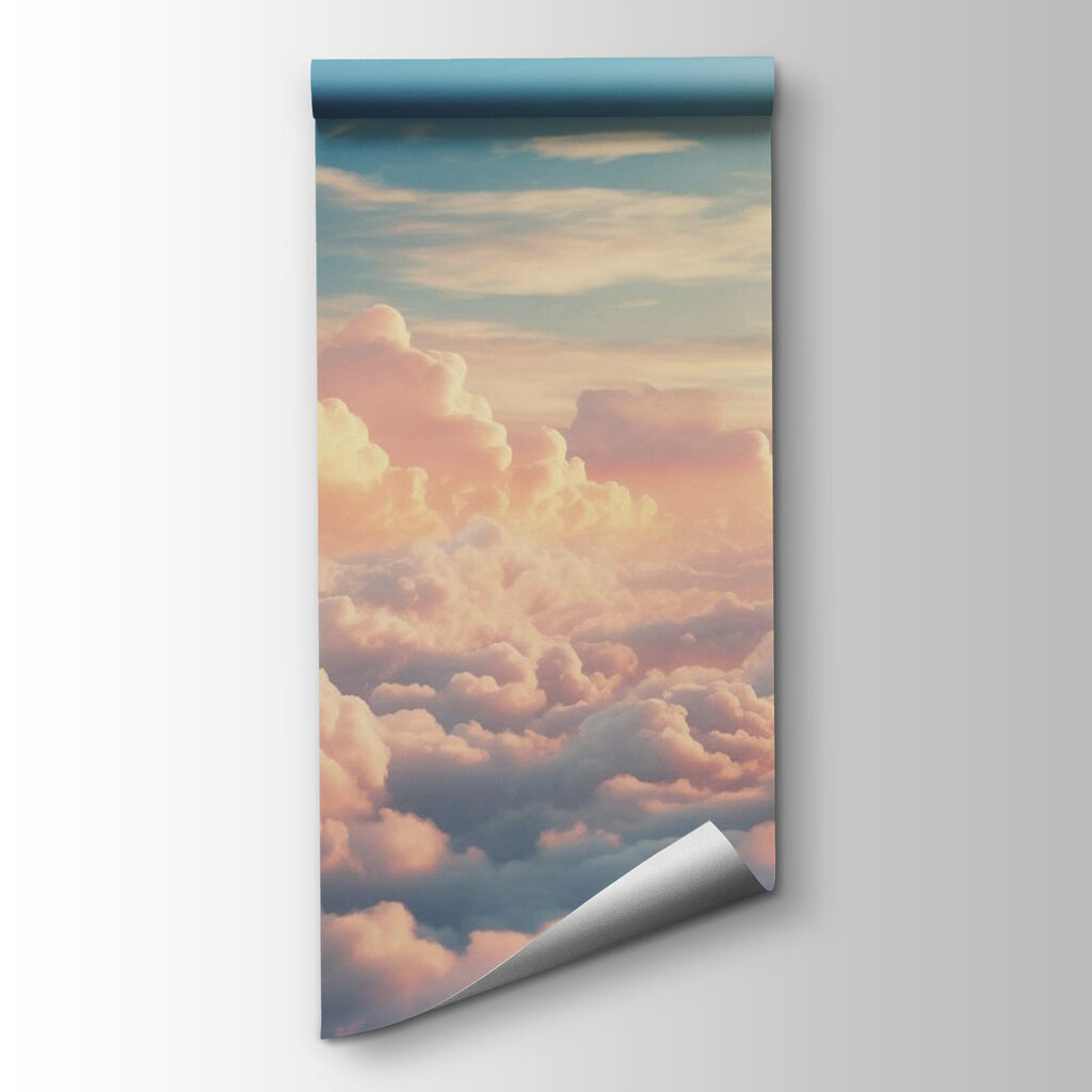 Zonlicht over een wolkendek — productweergave