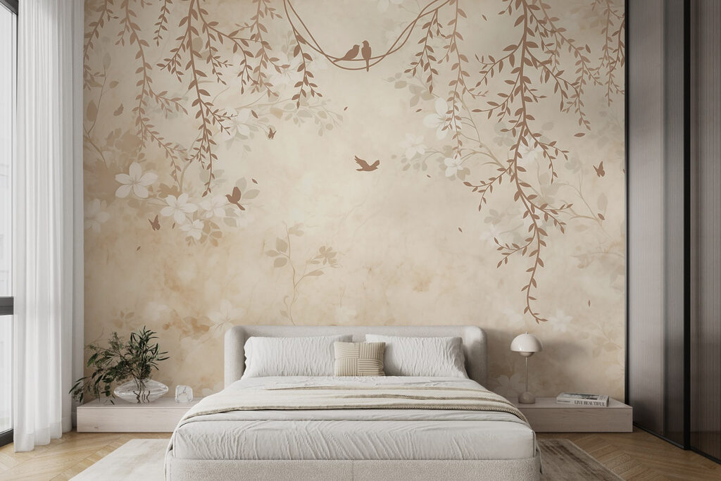 Vogeltjes onder bleke ranken — interieur 2