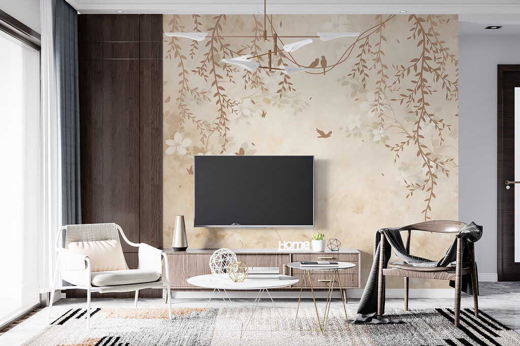 Vogeltjes onder bleke ranken — interieur 5