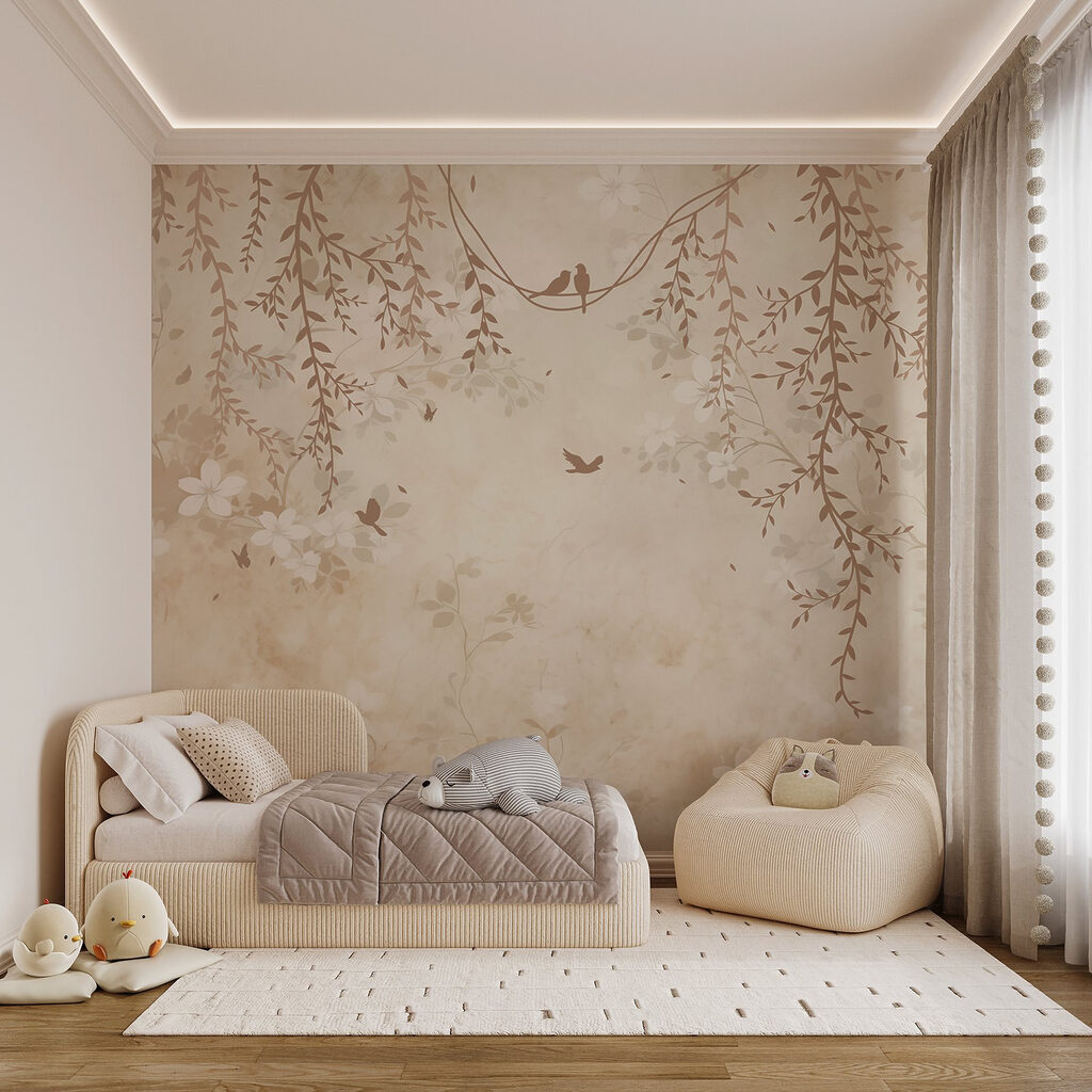 Vogeltjes onder bleke ranken — interieur 8