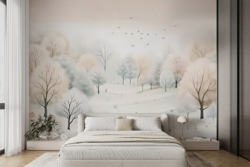 Dieren tussen witte winterheuvels — interieur 2
