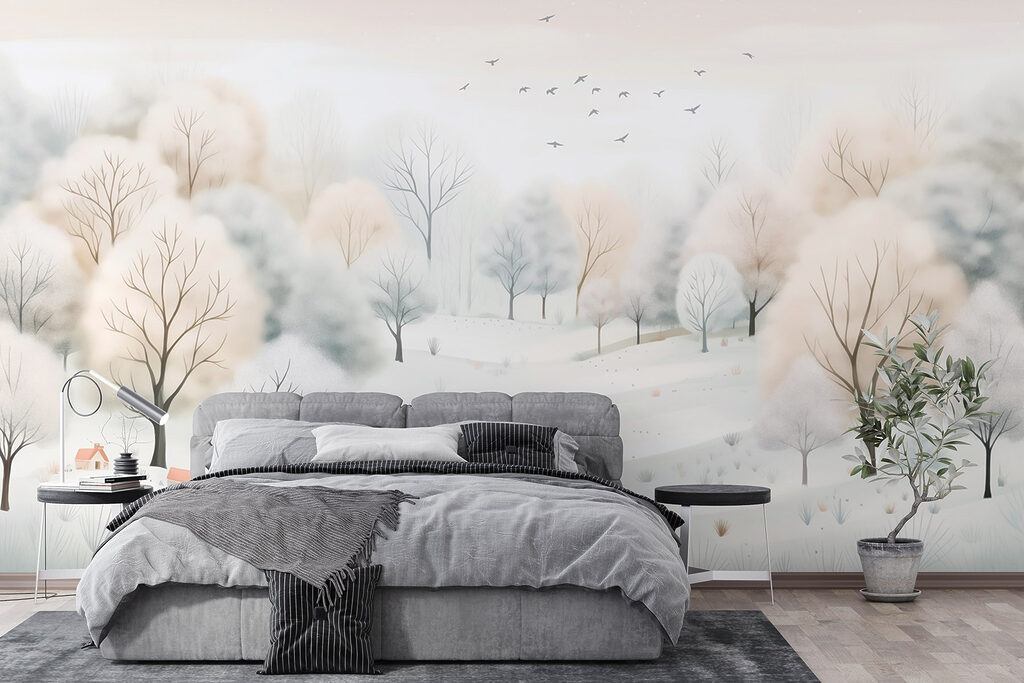 Dieren tussen witte winterheuvels — interieur 3