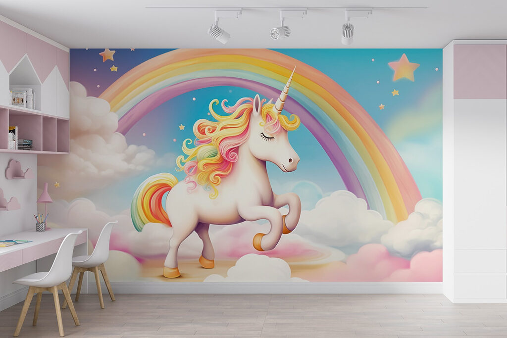 Eenhoorn onder een regenboog — interieur 3