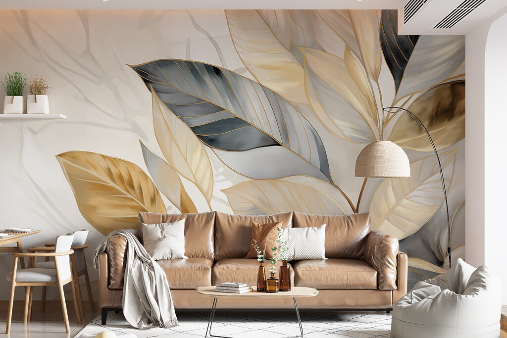 Gouden bladeren tussen antraciet — interieur 5