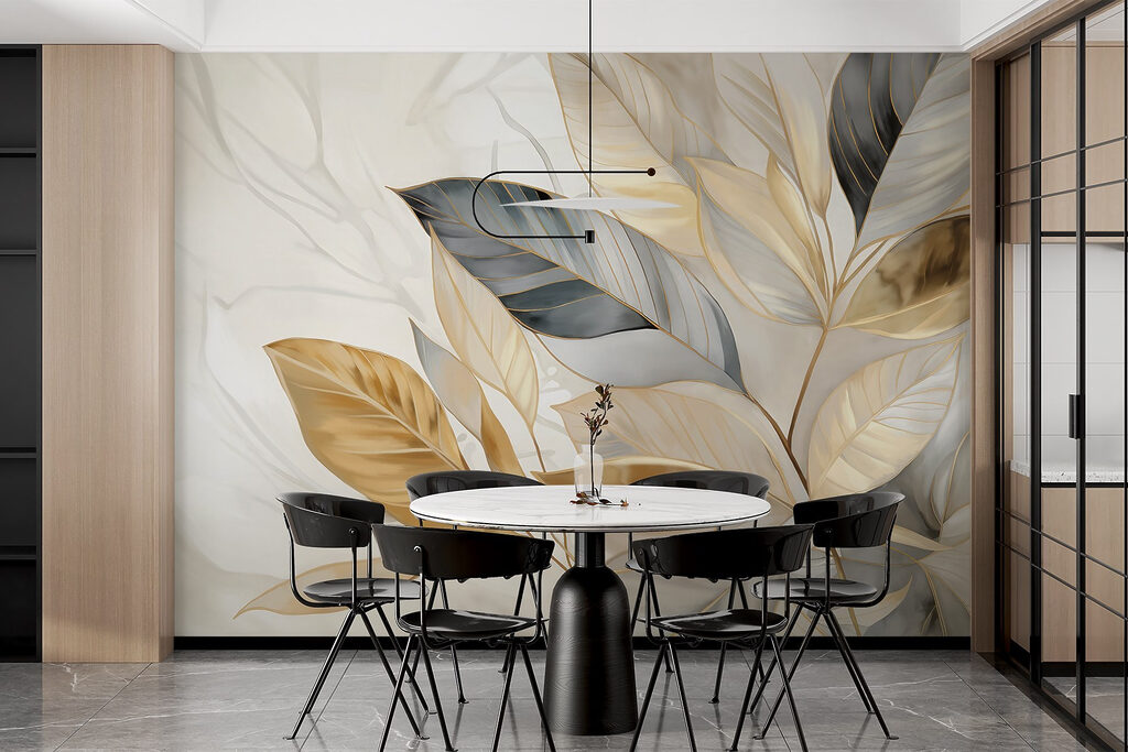Gouden bladeren tussen antraciet — interieur 6