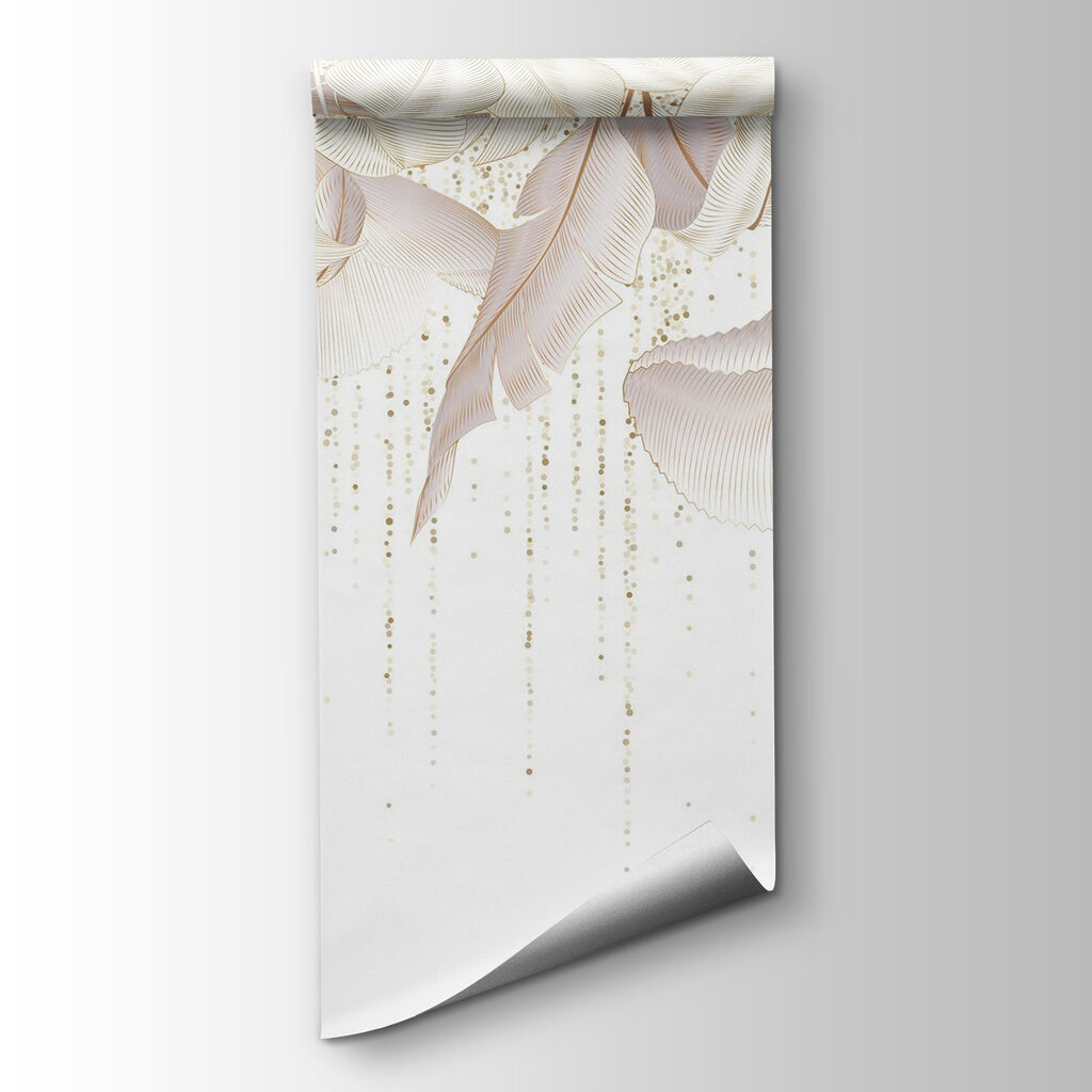Witte bloemen met hangdraden — productweergave