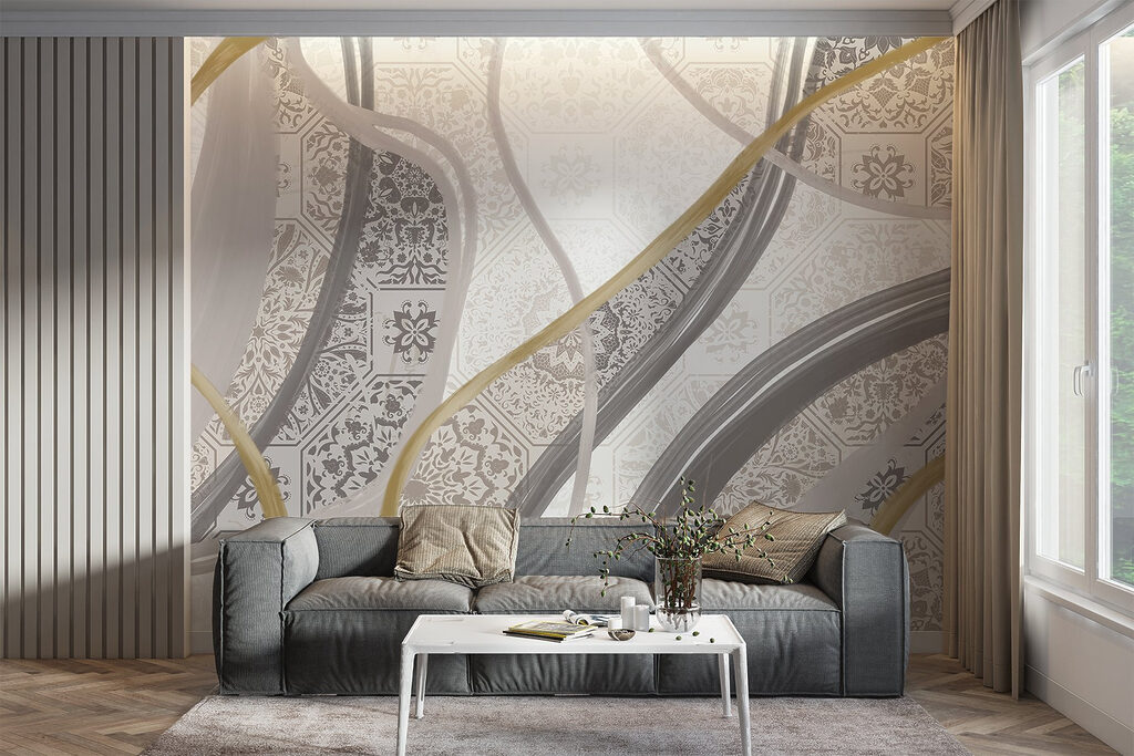 Sierlijke banen met tegelpatronen — interieur 5