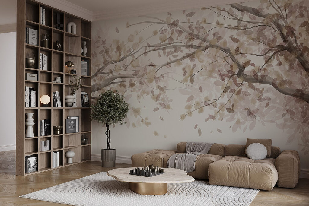 Takken vol kleine blaadjes — interieur 2