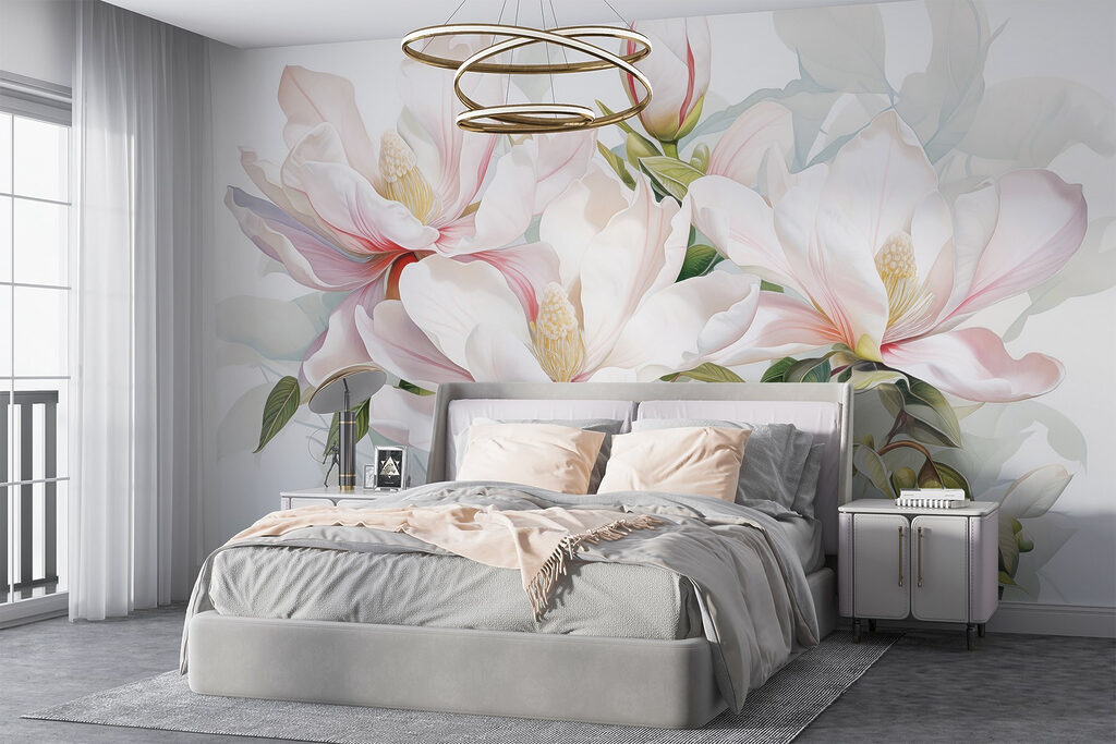 Magnolia in frisse aquarel — interieur 3