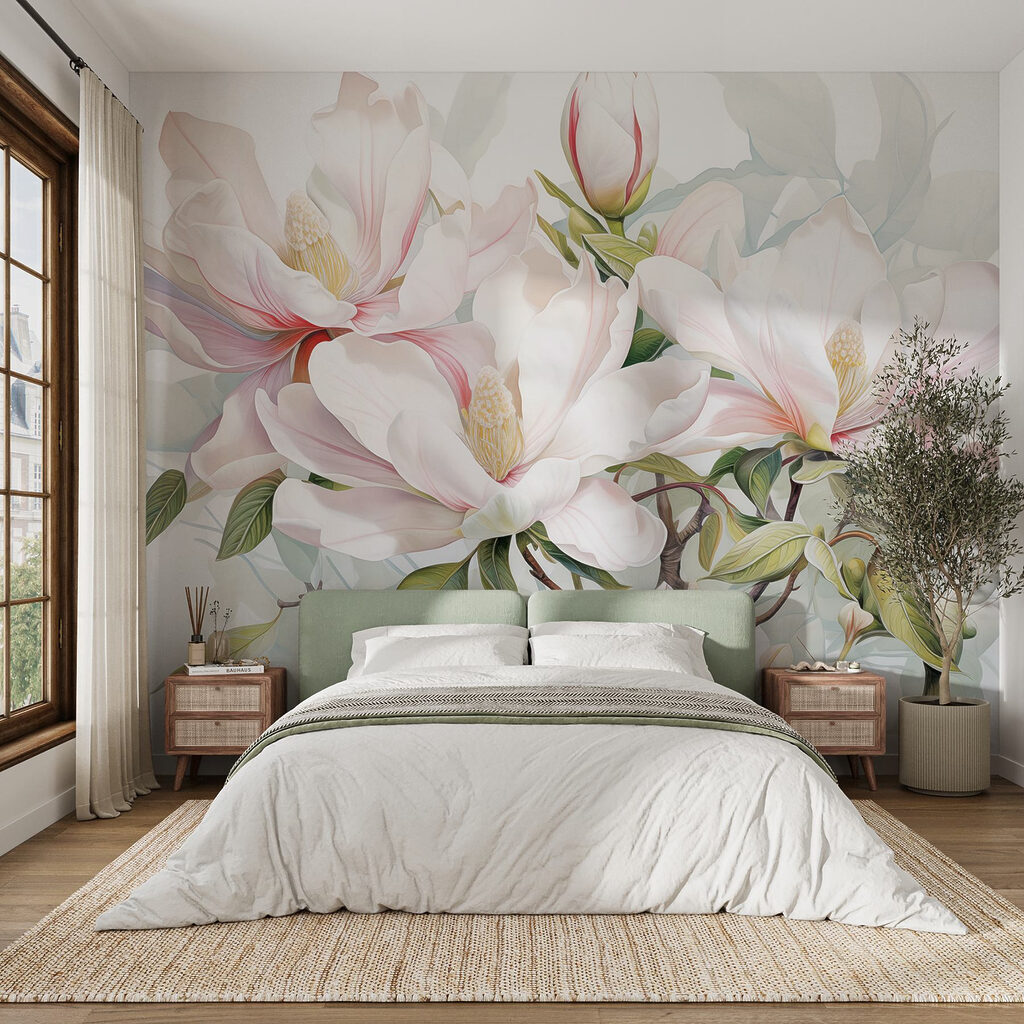 Magnolia in frisse aquarel — interieur 4