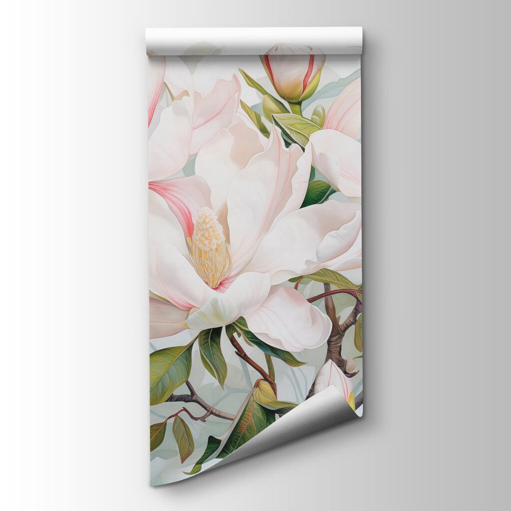 Magnolia in frisse aquarel — productweergave