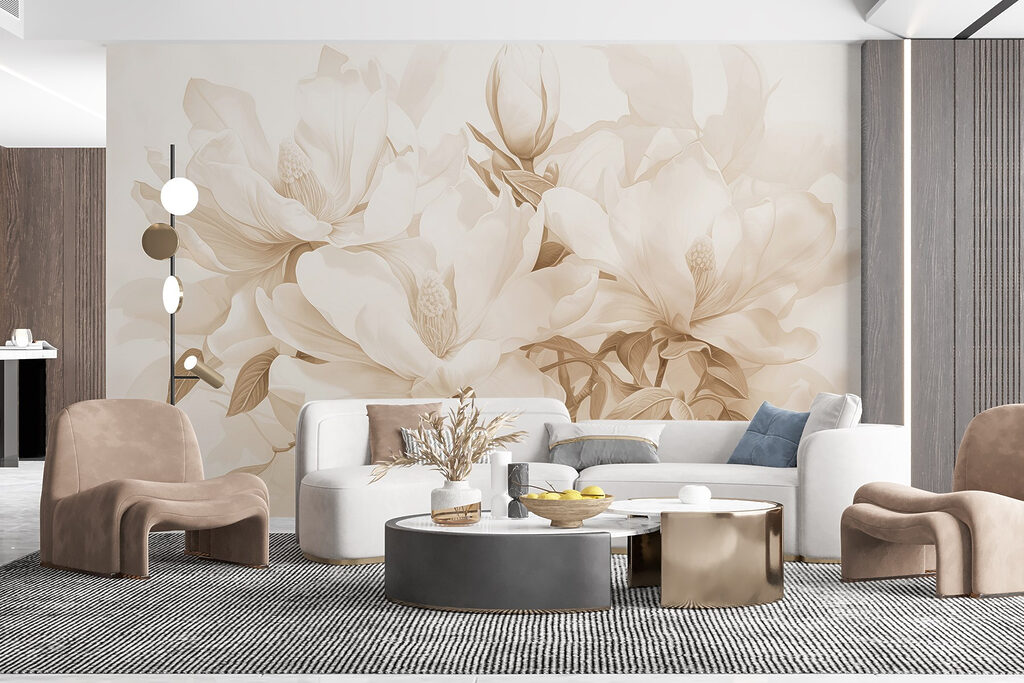 Magnolia in warme sepia — interieur 6