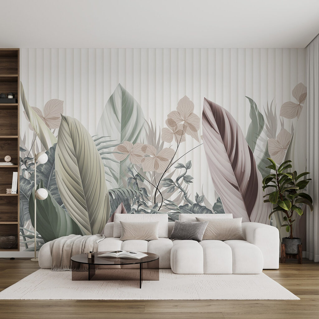 Lichte jungletuin voor strepen — interieur 4