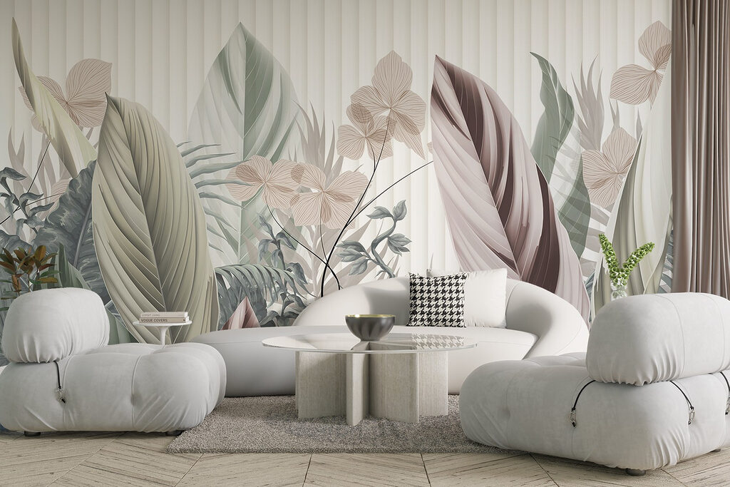 Lichte jungletuin voor strepen — interieur 5