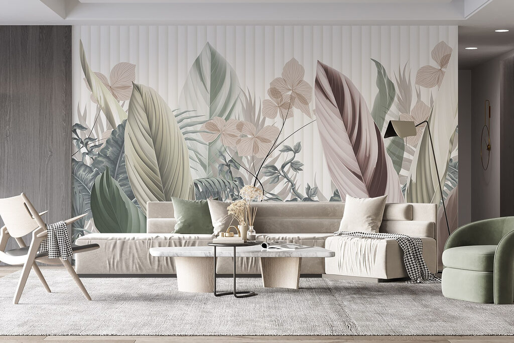Lichte jungletuin voor strepen — interieur 6