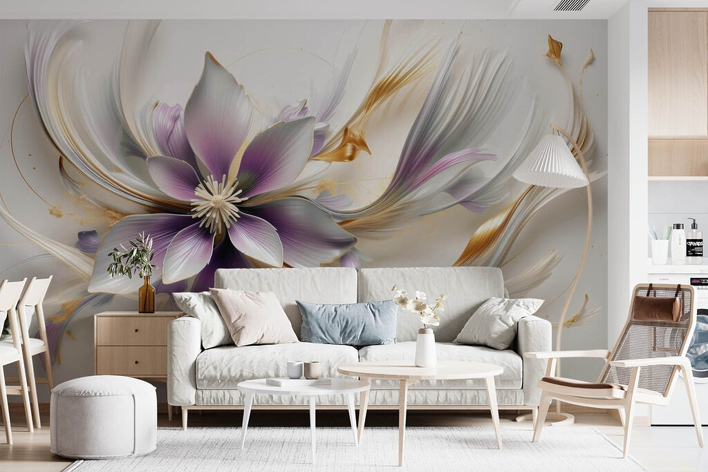 Bloem met sierlijke uitlopers — interieur 2