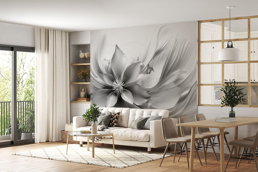 Bloem met sierlijke uitlopers — interieur 2
