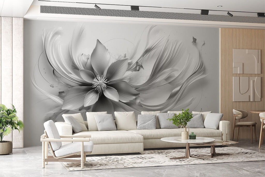 Bloem met sierlijke uitlopers — interieur 3