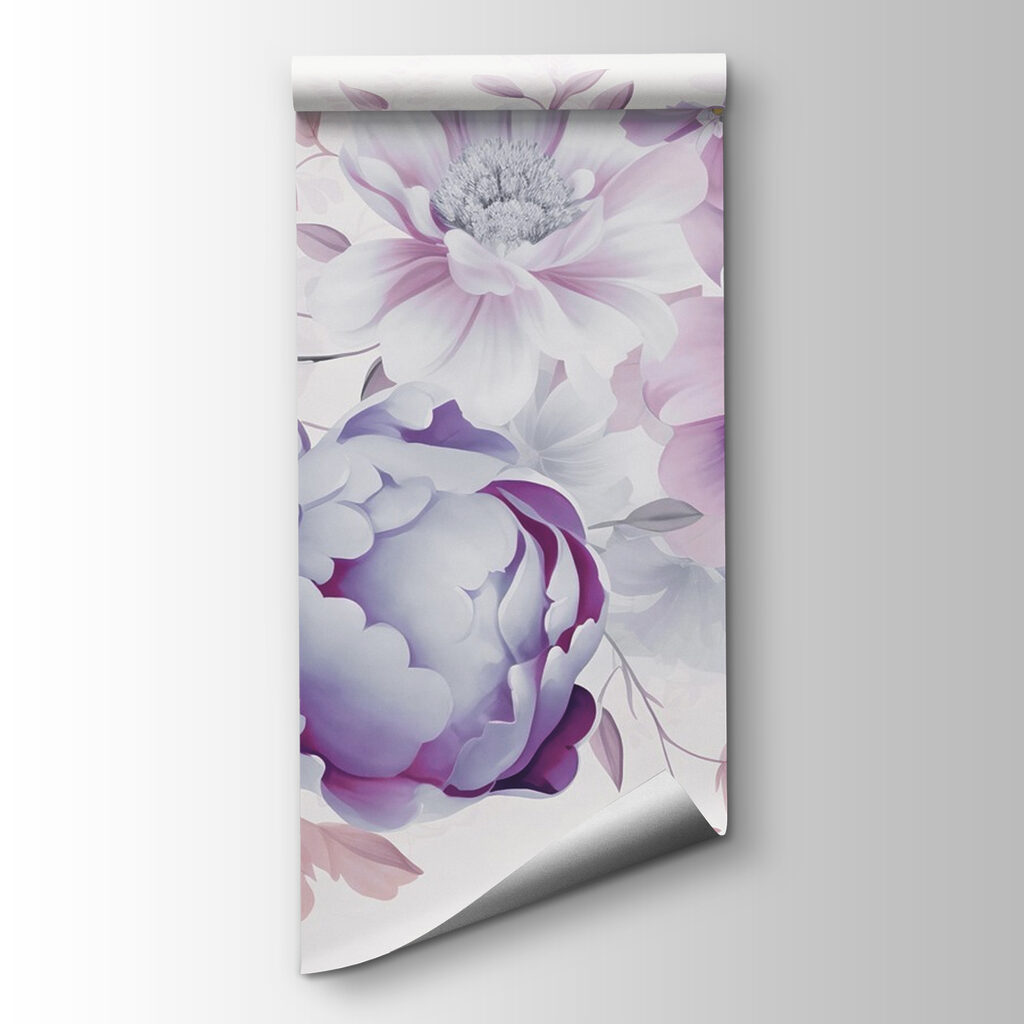 Lila bloemen dicht geweven — productweergave
