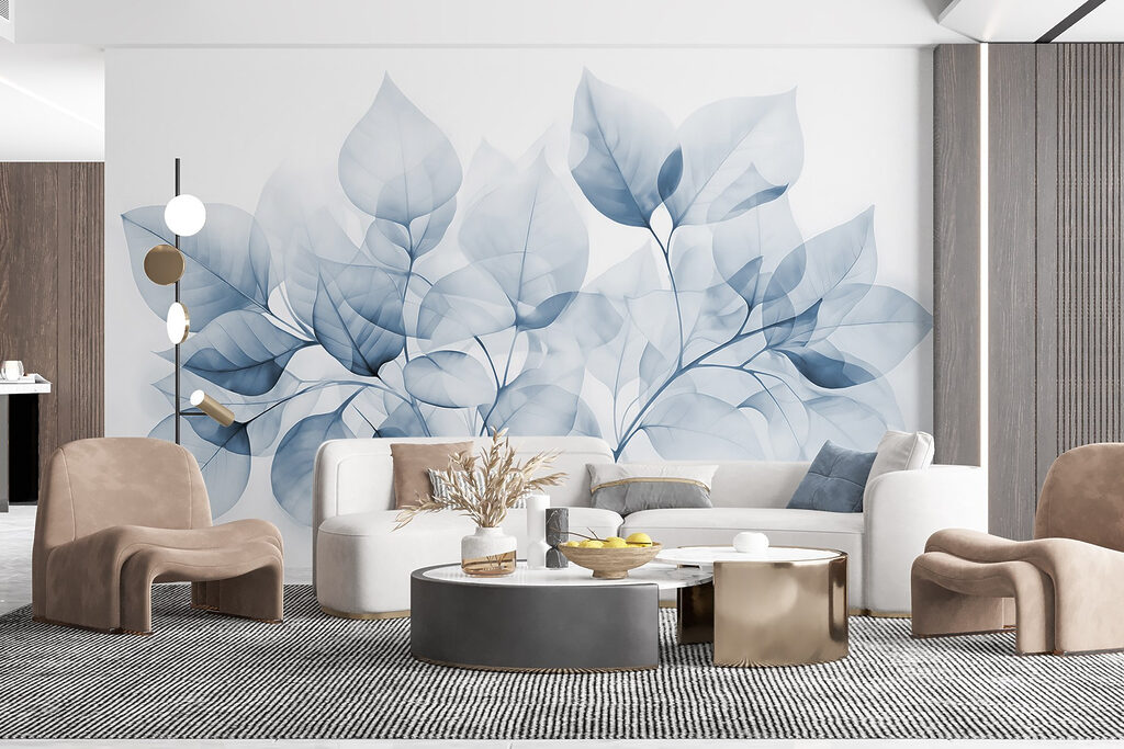 Zachte bladeren in delicate tinten — interieur 2