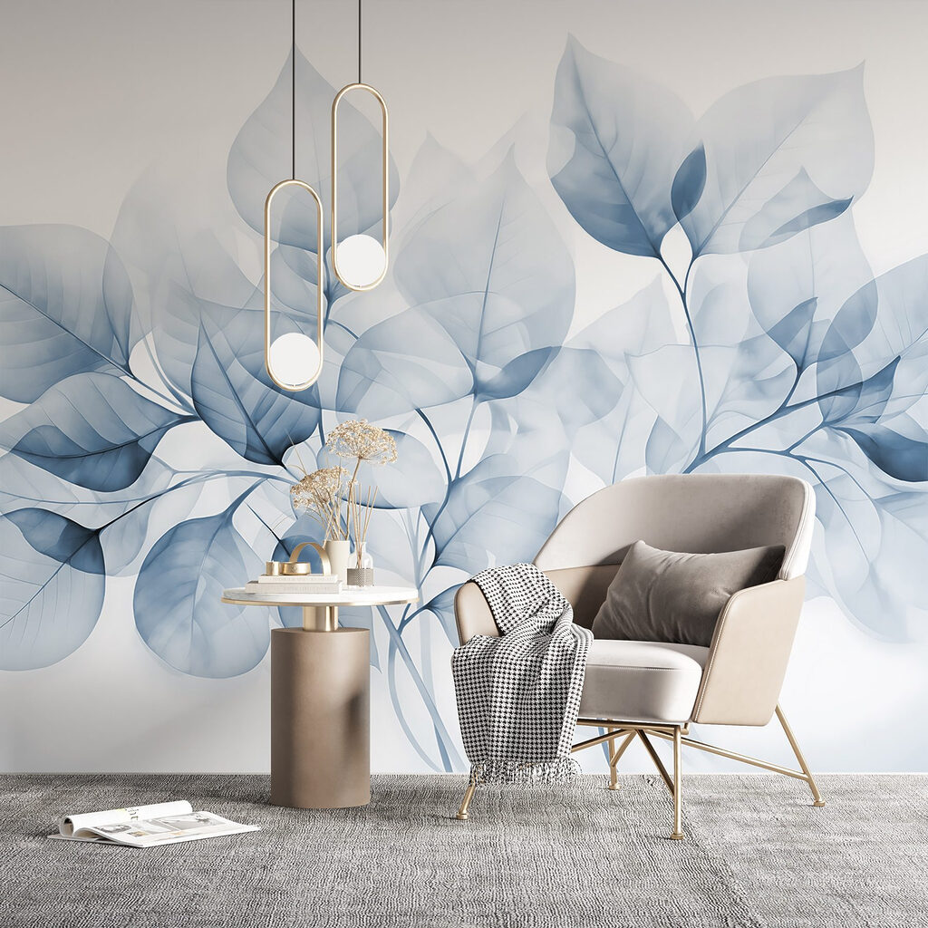 Zachte bladeren in delicate tinten — interieur 3