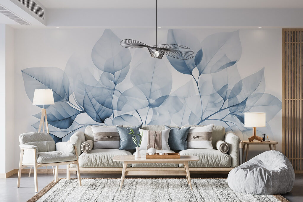 Zachte bladeren in delicate tinten — interieur 4