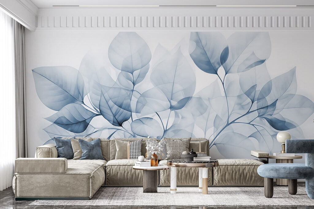 Zachte bladeren in delicate tinten — interieur 6