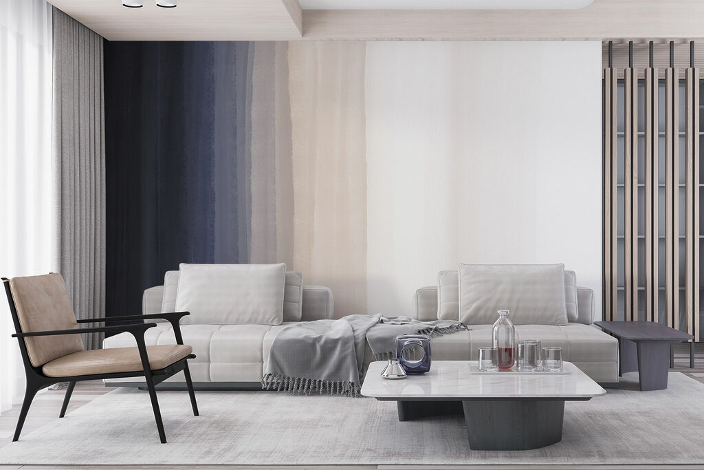 Donkere banen vervagen langzaam — interieur 5