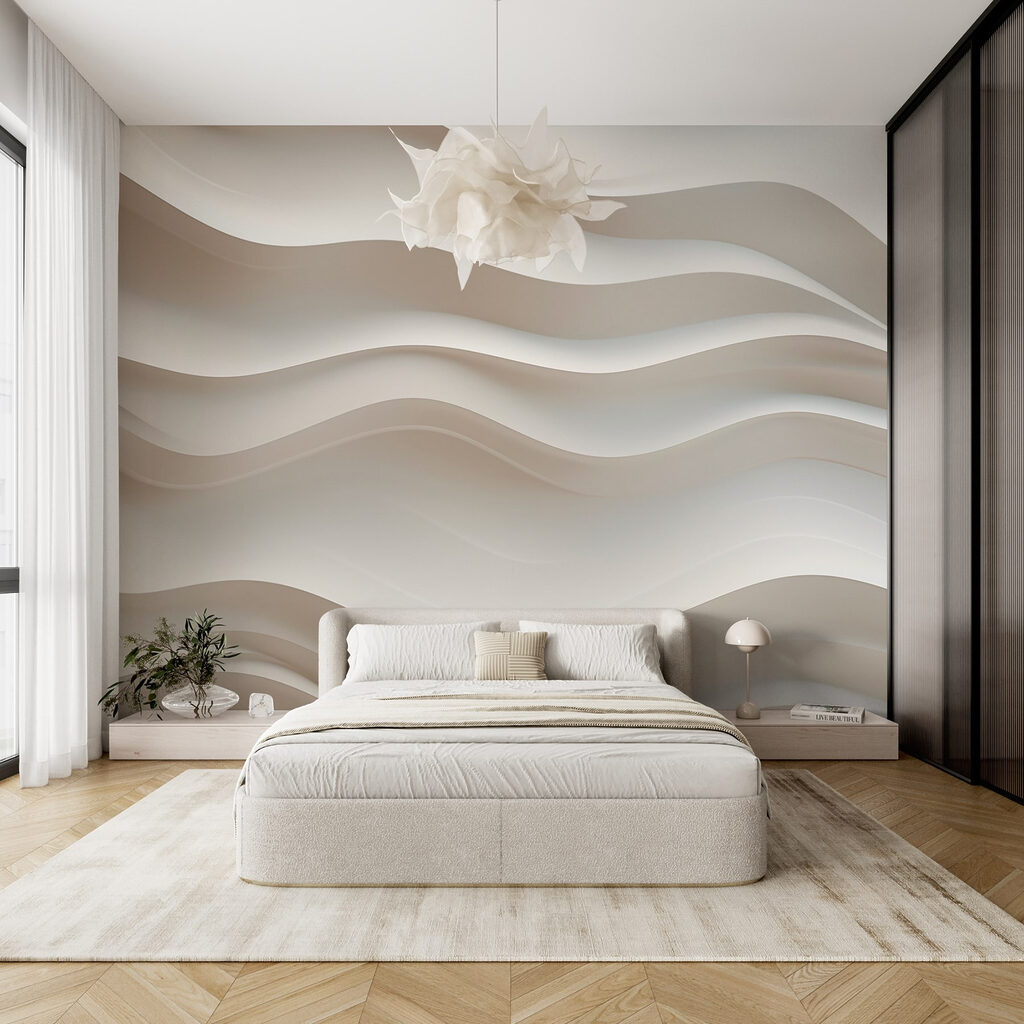 Zachte golven in neutrale tinten — interieur 2