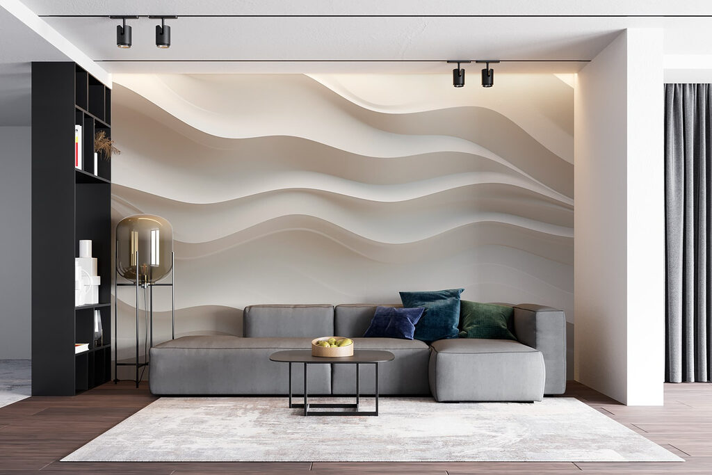 Zachte golven in neutrale tinten — interieur 4
