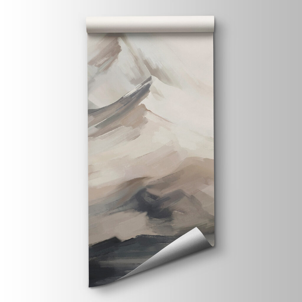 Schilderij van een bergketen — productweergave