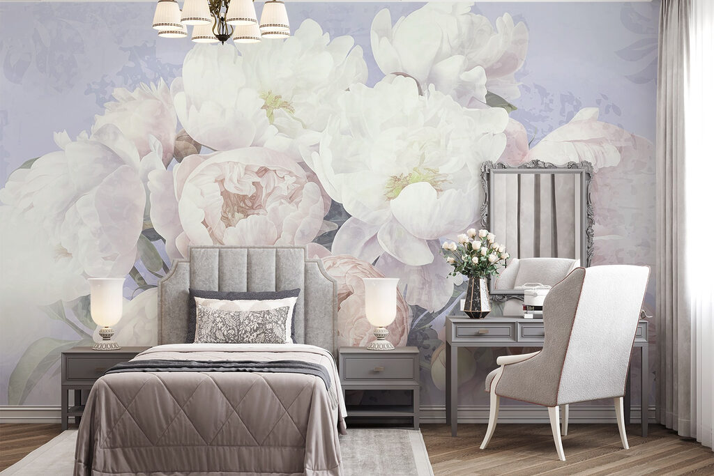 Boeket in roze nevel — interieur 5