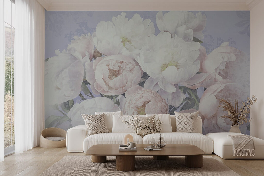 Boeket in roze nevel — interieur 6